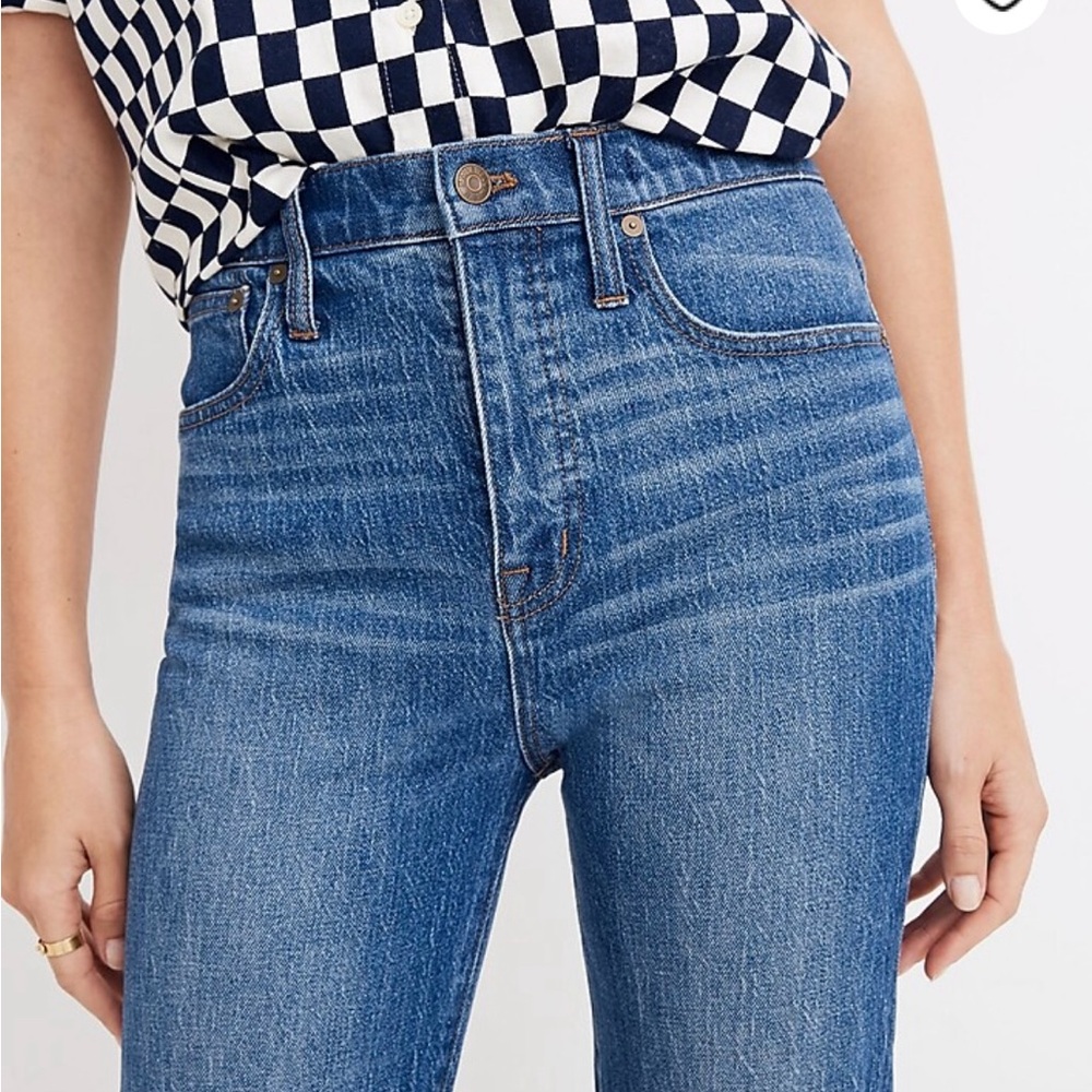 Madewell High Rise Classic Straight Jeans